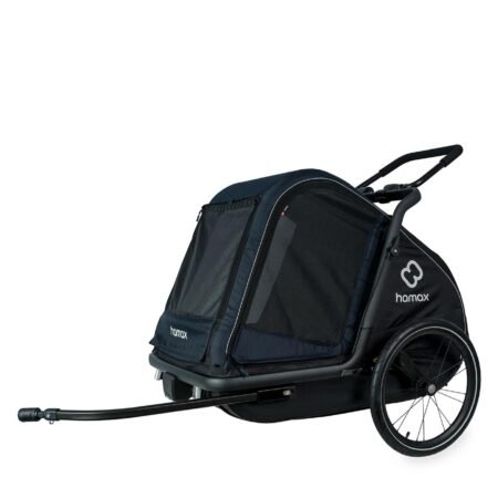 Hamax Pluto Hundeanhänger - blau schwarz